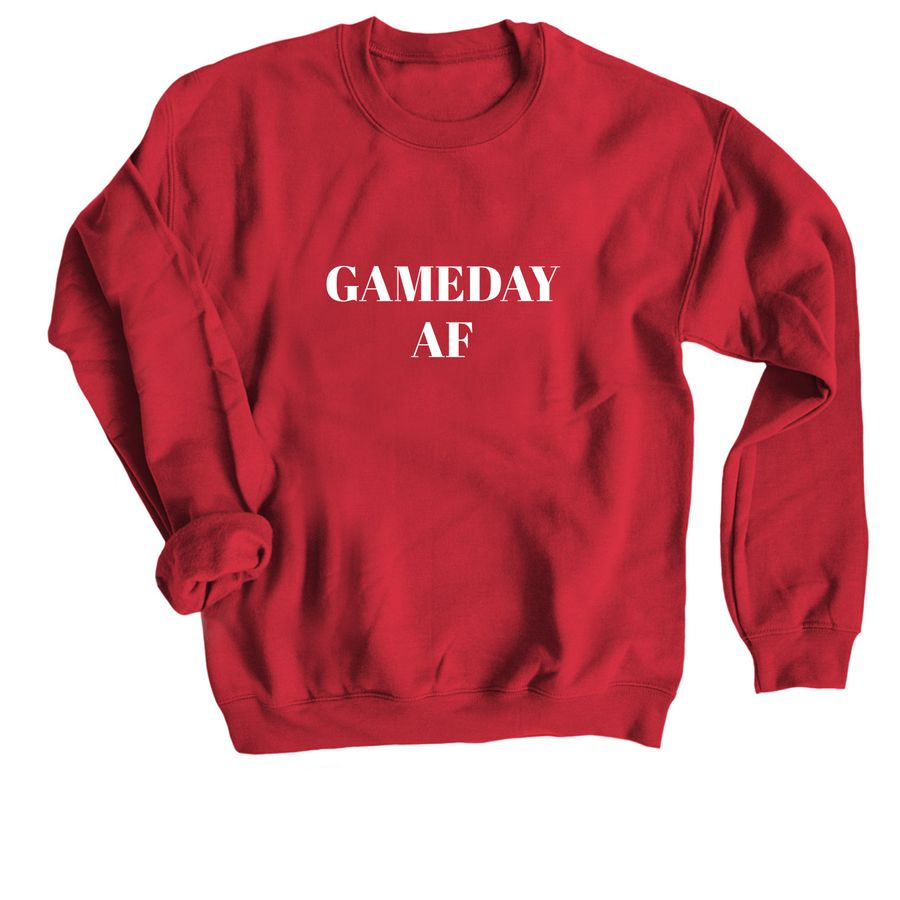 GAMEDAY AF Crewneck Sweatshirt - Red